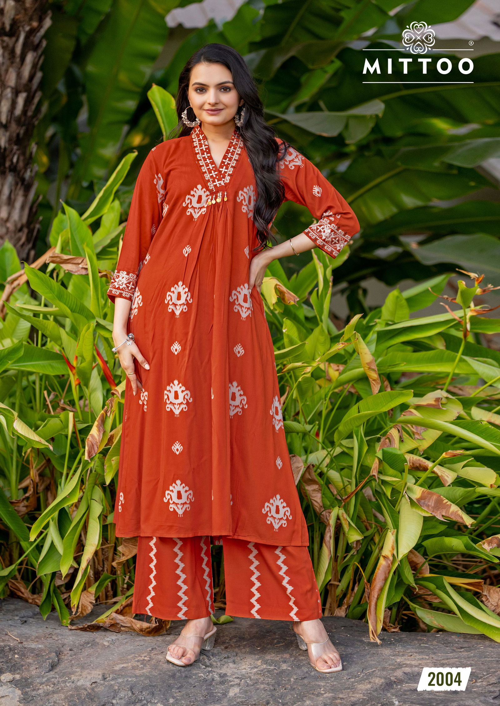 Vitara By Mittoo Rayon Printed Wholesale Kurti With Bottom Suppliers In Mumbai